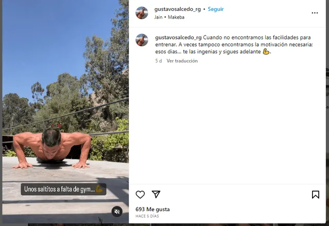 Instagram Gustavo Salcedo.   