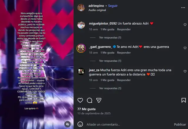  Fallece cantante Adriana Campo, del reconocido grupo Azabache y exponen su último mensaje sobre su enfermedad 