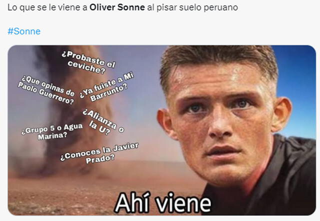 Los divertidos memes que dejó la nacionalización de Oliver Sonne y que ...