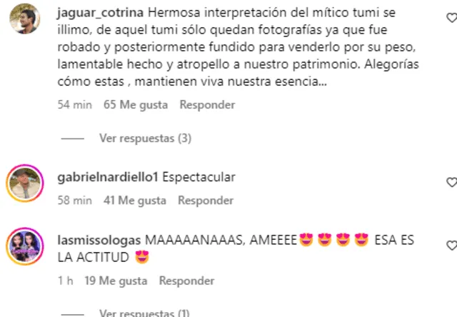 Camila Escribens es bautizada como la Diosa Tumi por peruanos tras desfile en traje típico.