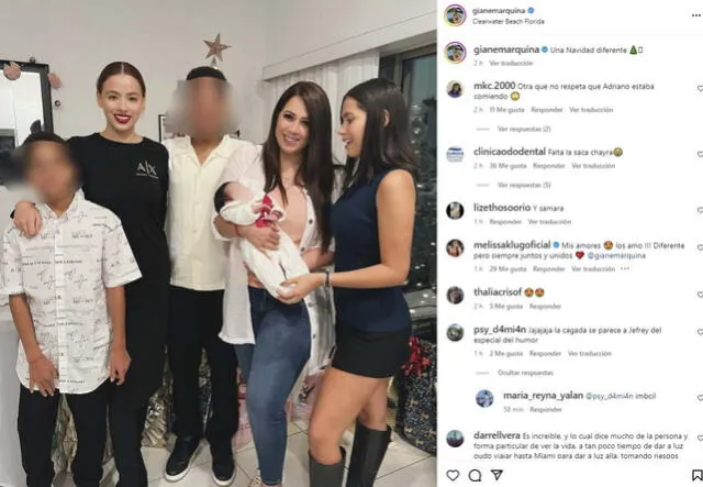 Melissa Klug comentó publicación de su hija. ¿Por qué tuvo una Navidad diferente? ¿Se refirió a la ausencia de Jesús Barco?