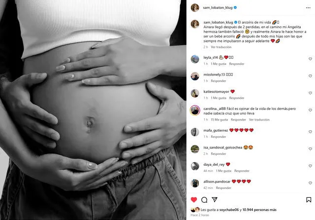 Samahara Lobatón reveló que perdió a dos bebés antes de quedar embarazada de su segunda hija con Bryan Torres.