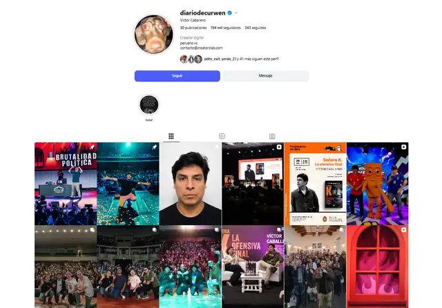 Curwen Caballero y Carla Campos Salazar desaparecen su foto de compromiso tras difusión de ampay de Magaly Medina Curwen Caballero y Carla Campos Salazar desaparecen su foto de compromiso tras difusión de ampay de Magaly Medina