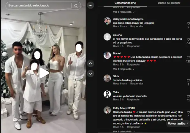 <em>Jean Paul Santa María y Romina Gachoy habrían superado su crisis. Captura: Tiktok.</em>   