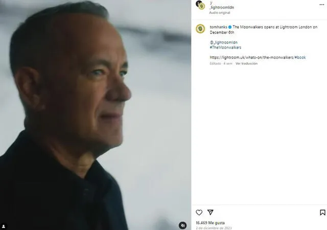 Tom Hanks desactivó sus comentarios en Instagram.  