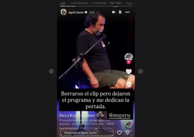Singrid Bazán denuncia violencia de Yaco Eskenazi y Loco Wagner en su programa y muestra pruebas Singrid Bazán denuncia violencia de Yaco Eskenazi y Loco Wagner en su programa y muestra pruebas