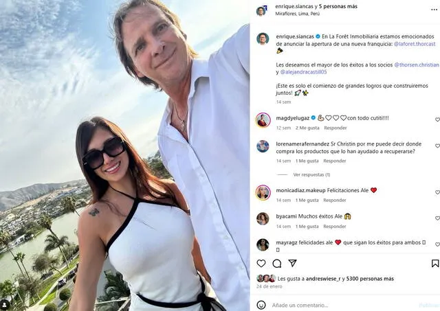 El negocio que tienen Christian Thorsen y Alejandra Castillo El negocio que tienen Christian Thorsen y Alejandra Castillo