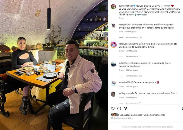 Christian Cueva decidió limitar los comentarios en su Instagram.  