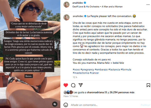 <em>Anahí de Cárdenas compartió importante mensaje. Captura: Instagram</em> <em>Anahí de Cárdenas compartió importante mensaje. Captura: Instagram</em>