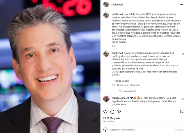  Fallece querido conductor de televisión por la eutanasia 