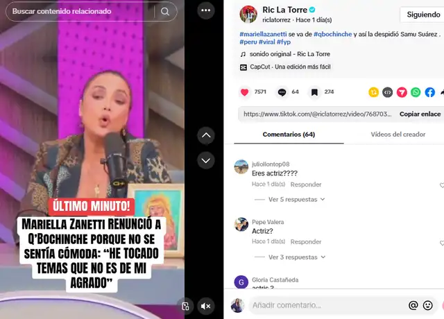Mariella Zanetti sorprendió a los seguidores de su streaming. Mariella Zanetti sorprendió a los seguidores de su streaming.