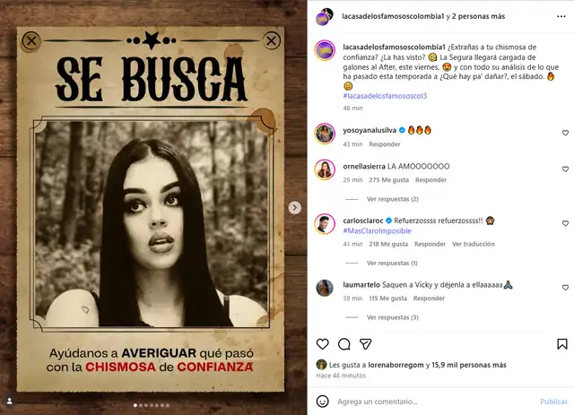 Natalia Segura, pareja de Ignacio Baladán, aparece en letreros de 'se busca' en todo Colombia Natalia Segura, pareja de Ignacio Baladán, aparece en letreros de 'se busca' en todo Colombia