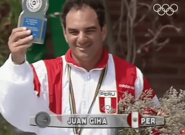 Juan Giha logró la medalla de plata en tiro en los Juegos Olímpicos de Barcelona 1992.