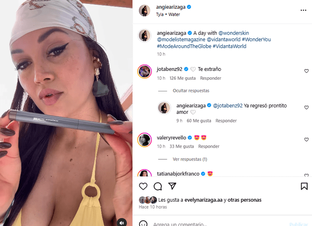  Angie Arizaga se va del Perú sin Jota Benz: La importante razón que marcará su carrera como influencer. 