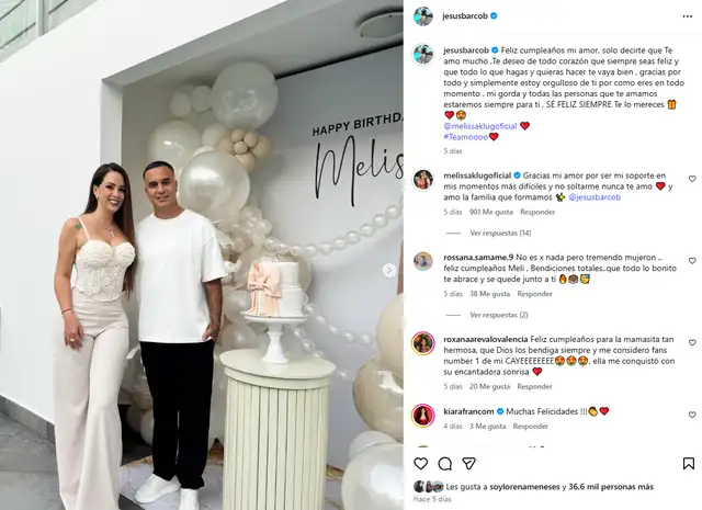 Jesús Barco y Melissa Klug