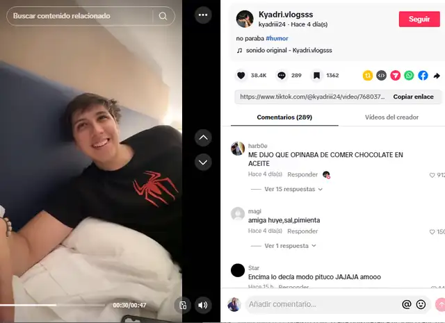 Kyara Villanella le hizo una broma a su novio y generó revuelo.
