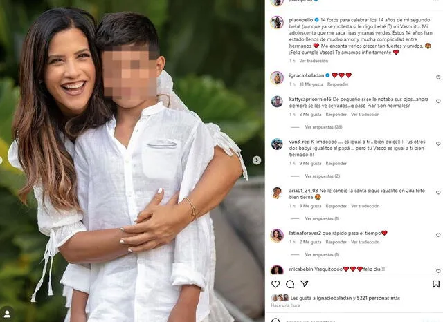 María Pía Copello comparte tiernas fotos por el cumpleaños de su hijo.