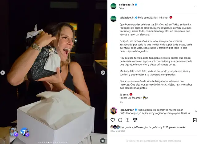 Said Palao se retracta con Alejandra Baigorria y le da costoso regalo de cumpleaños, pero todo termina mal 