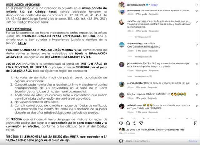 Jefferson Farfán REACCIONA a la condena de Magaly Medina tras PERDER juicio contra ‘Cuto’ Guadalupe: ¿Qué dijo?