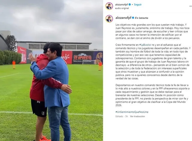 Instagram Agustín Lozano   