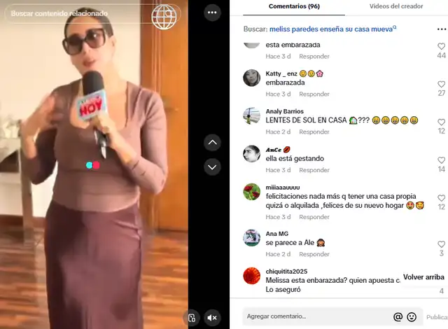 Melissa Paredes genera reacciones al lucir pancita. Melissa Paredes genera reacciones al lucir pancita.