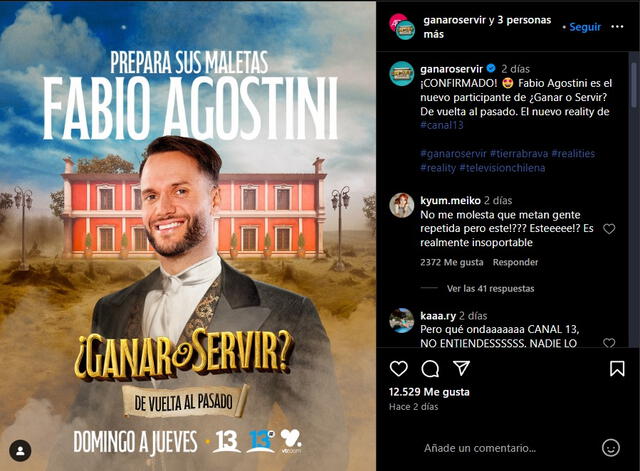 Usuarios rechazan el ingreso de Fabio Agostini