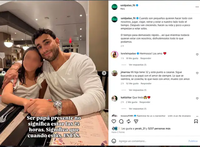 Expareja de Said Palao revela que su hija cayó enferma y él se dirige a ella desde Japón