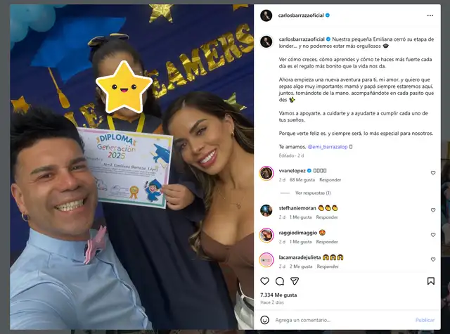 ‘Tomate Barraza’ luce ORGULLOSO tras importante logro de su hija en emotivo post. Foto: Instagram. ‘Tomate Barraza’ luce ORGULLOSO tras importante logro de su hija en emotivo post. Foto: Instagram.