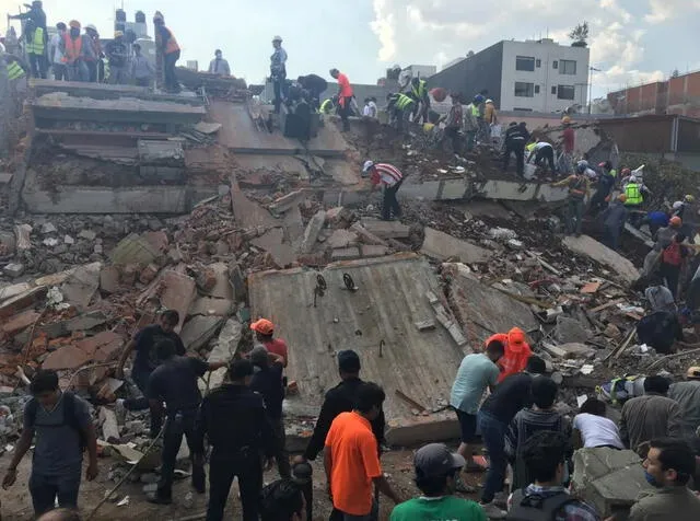  Sismo en México el 19 de septiembre del 2021.   