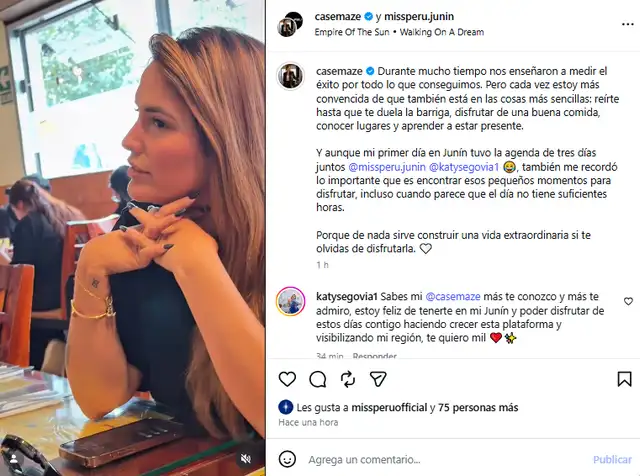 Cassandra Sánchez comparte importante mensaje.