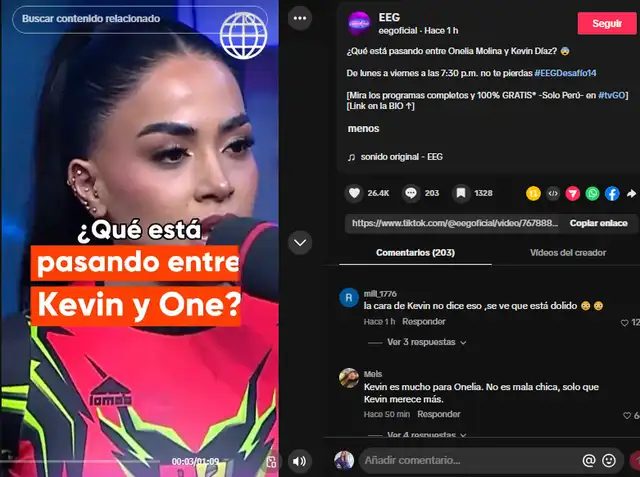 ¿Onelia Molina y Kevin Díaz a traviesan crisis por Mario Irivarren?