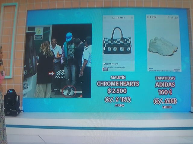 Valor de las prendas que usa Paolo Guerrero. Foto: Captura América HOY   