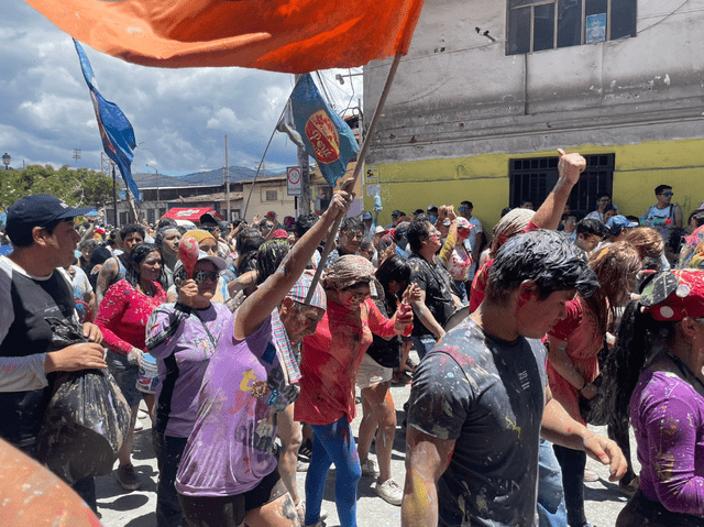 Los carnavales es un símbolo identitario de la ciudad de Cajamarca (FOTO: Rosa Quincho /GLR  