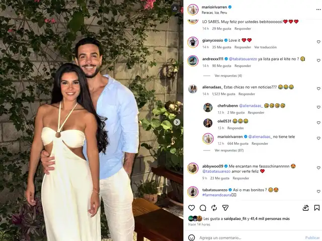 Mario Irivarren OFICIALIZÓ su relación con Tabata Suárez y recibe DURAS CRÍTICAS: “Estas chicas no ven noticias”