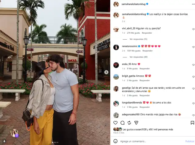 Renato Rossini Jr. hace TREMENDO DESPLANTE a Samahara Lobatón luego de que ella OFICIALICE su romance con beso