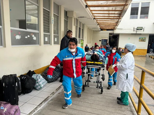 Heridos vienen siendo atendidos en el Hospital de Chancay.