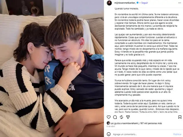 Influencer de 19 años fallece tras luchar contra raro cáncer.