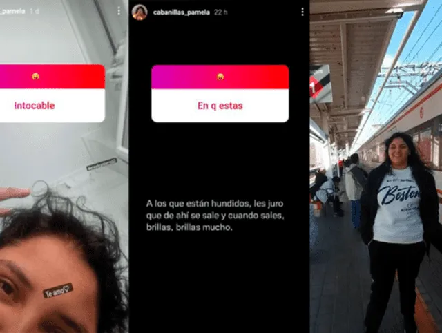 Mensaje de Pamela Cabanillas que dejó en su cuenta de Instagram.   