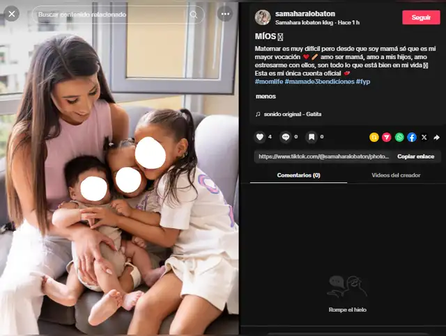 <em>Samahara Lobatón realizó sentimental publicación en TikTok </em> <em>Samahara Lobatón realizó sentimental publicación en TikTok </em>