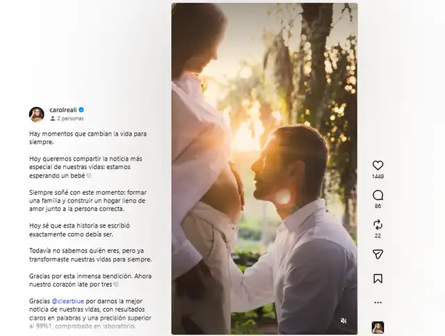 Cachaza EMOCIONA al anunciar su PRIMER EMBARAZO de André Bankoff y muestra su pancita