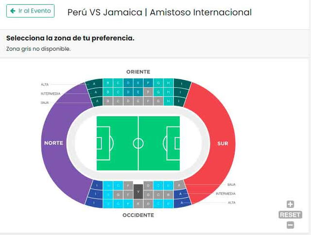 El mapa para comprar las entradas. - FUENTE: Joinnus.   