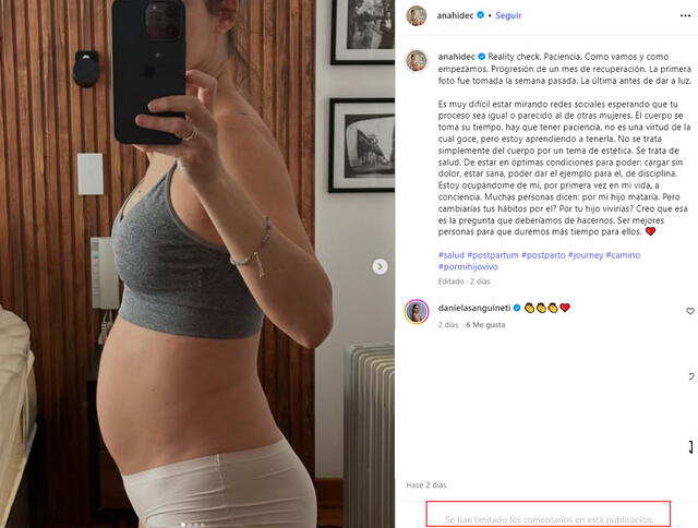 Anahí de Cárdenas decidió limitar sus comentarios debido a críticas.  
