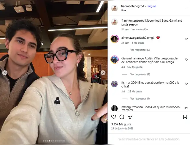 <em>Francesca Montenegro toma decisión sobre sus redes tras muerte de Lizeth Marzano. Captura: Instagram</em> <em>Francesca Montenegro toma decisión sobre sus redes tras muerte de Lizeth Marzano. Captura: Instagram</em>