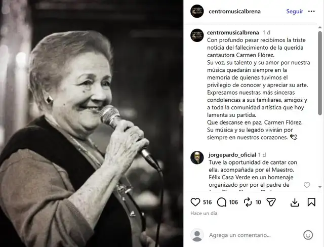 ¡SE APAGA UNA LEYENDA! Fallece querida figura de la música criolla y causa PROFUNDO DOLOR
