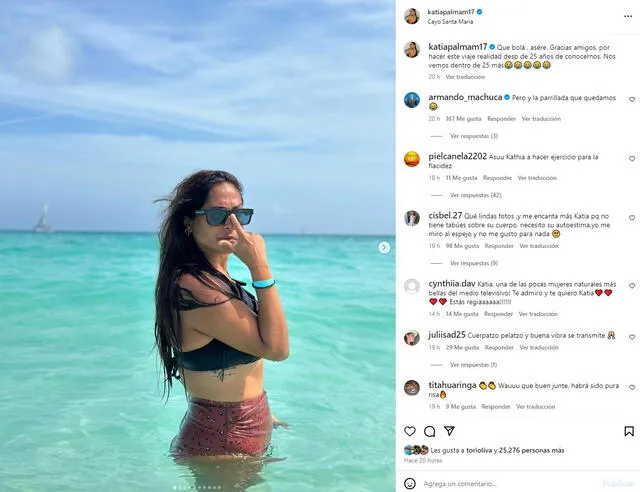 Katia Palma presume fotos en bikini/ Instagram Katia Palma