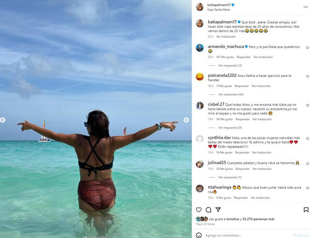  Katia Palma presume fotos en bikini/ Instagram Katia Palma 