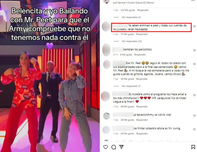  Army amenaza a los jurados de El Gran Chef tras supuestos problemas con Mr. Peet. Foto: instagram 