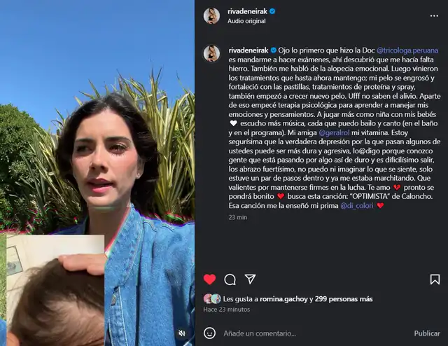  Korina Rivadeneira padece de complicada enfermedad 