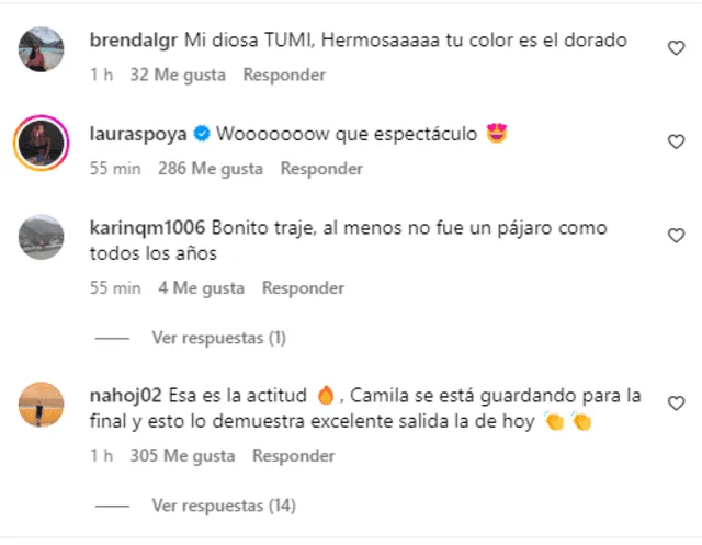 Camila Escribens es bautizada como la Diosa Tumi por peruanos tras desfile en traje típico.