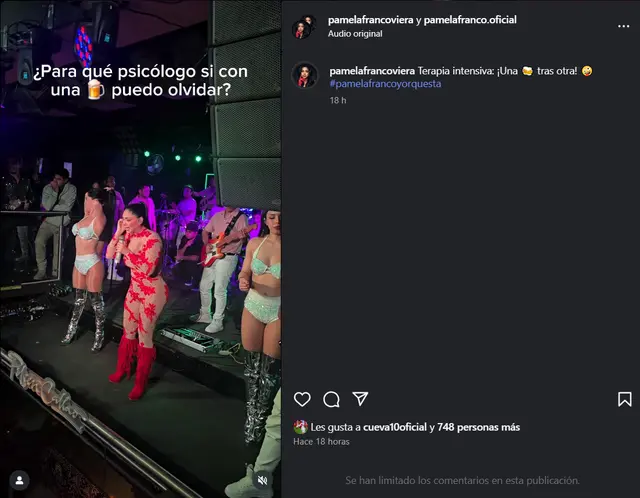  Pamela Franco y su impensada publicación en redes tras hospitalización de Christian Cueva 